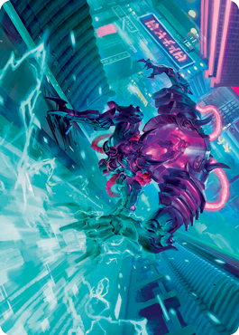 Surgehacker Mech Art Card [Kamigawa: Neon Dynasty Art Series] - The Mythic Store | 24h Order Processing