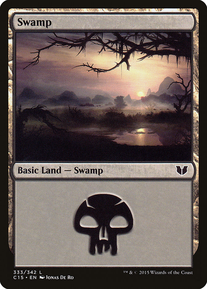 Swamp (333) [Commander 2015] - The Mythic Store | 24h Order Processing