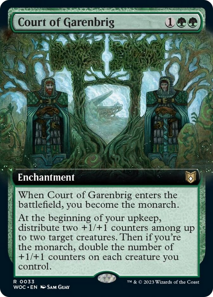 Court of Garenbrig (Extended Art) [Wilds of Eldraine Commander] - The Mythic Store | 24h Order Processing