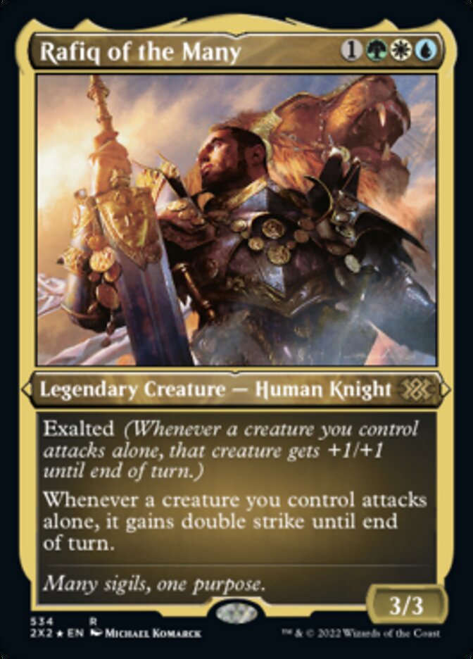 Rafiq of the Many (Foil Etched) [Double Masters 2022] - The Mythic Store | 24h Order Processing