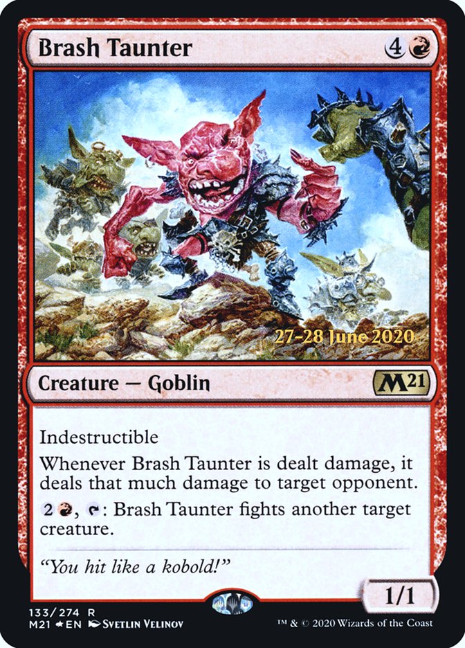 Brash Taunter [Core Set 2021 Prerelease Promos] - The Mythic Store | 24h Order Processing