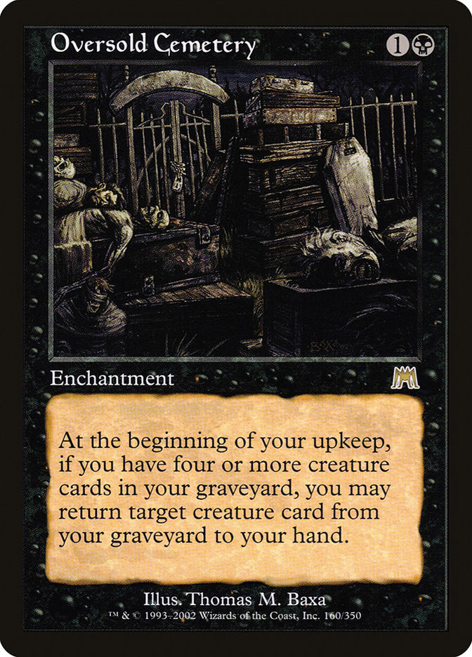 Oversold Cemetery [Onslaught] - The Mythic Store | 24h Order Processing