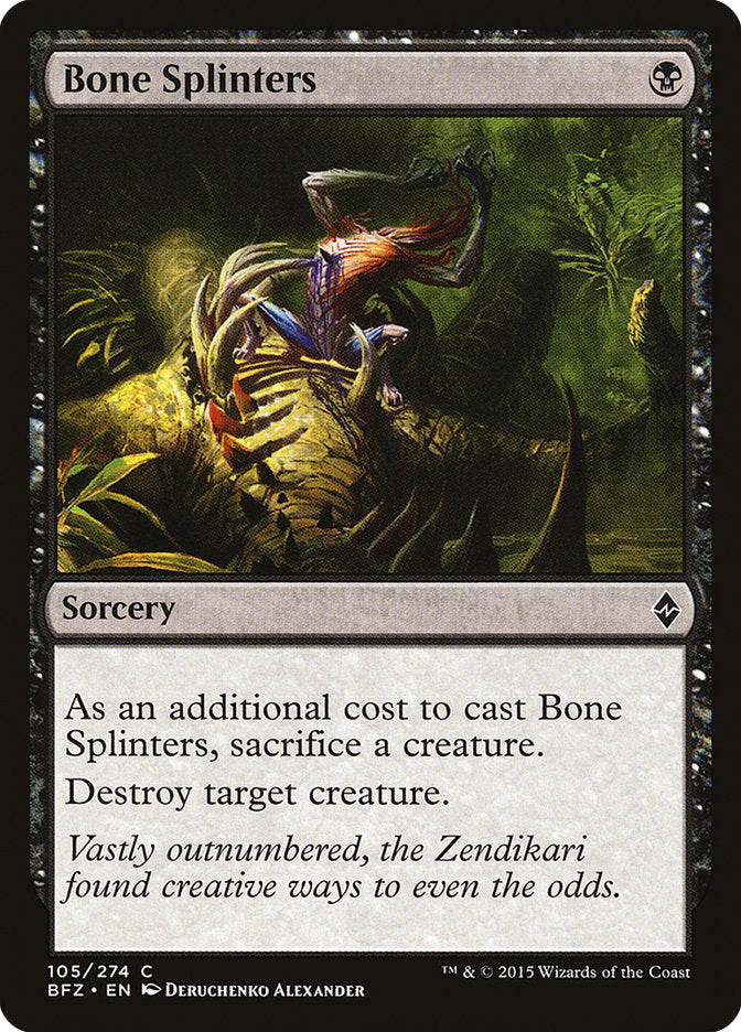 Bone Splinters [Battle for Zendikar] - The Mythic Store | 24h Order Processing