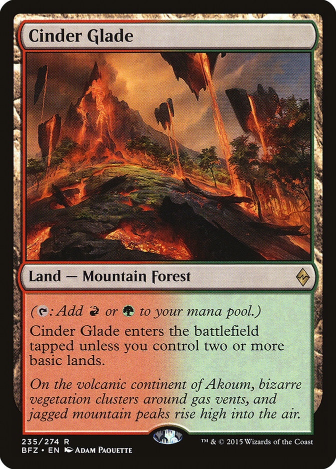 Cinder Glade [Battle for Zendikar] - The Mythic Store | 24h Order Processing