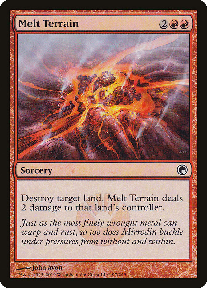 Melt Terrain [Scars of Mirrodin] - The Mythic Store | 24h Order Processing