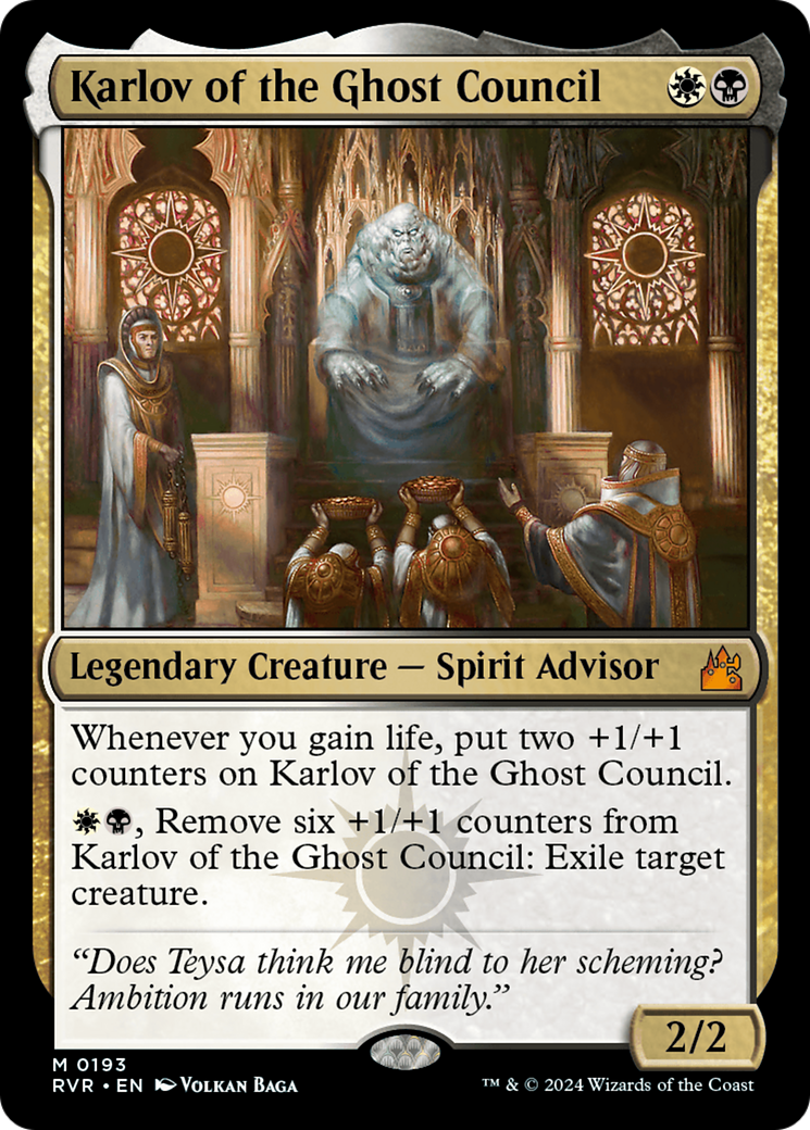 Karlov of the Ghost Council [Ravnica Remastered] - The Mythic Store | 24h Order Processing