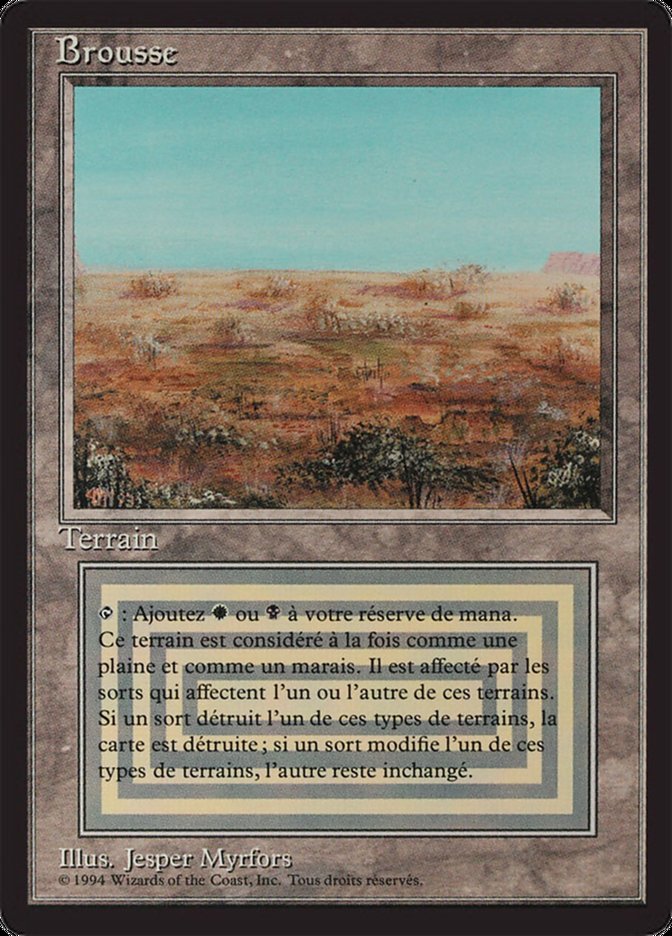 Scrubland [Foreign Black Border] - The Mythic Store | 24h Order Processing