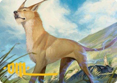 Blink Dog Art Card (Gold-Stamped Signature) [Dungeons & Dragons: Adventures in the Forgotten Realms Art Series] - The Mythic Store | 24h Order Processing