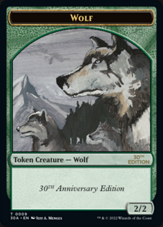 Wolf Token [30th Anniversary Tokens] - The Mythic Store | 24h Order Processing