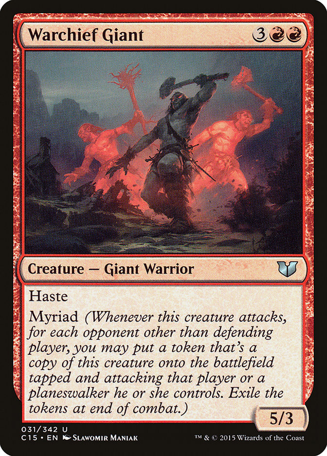 Warchief Giant [Commander 2015] - The Mythic Store | 24h Order Processing