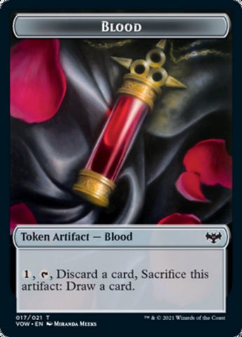 Blood // Spirit Cleric Double-Sided Token [Innistrad: Crimson Vow Tokens] - The Mythic Store | 24h Order Processing