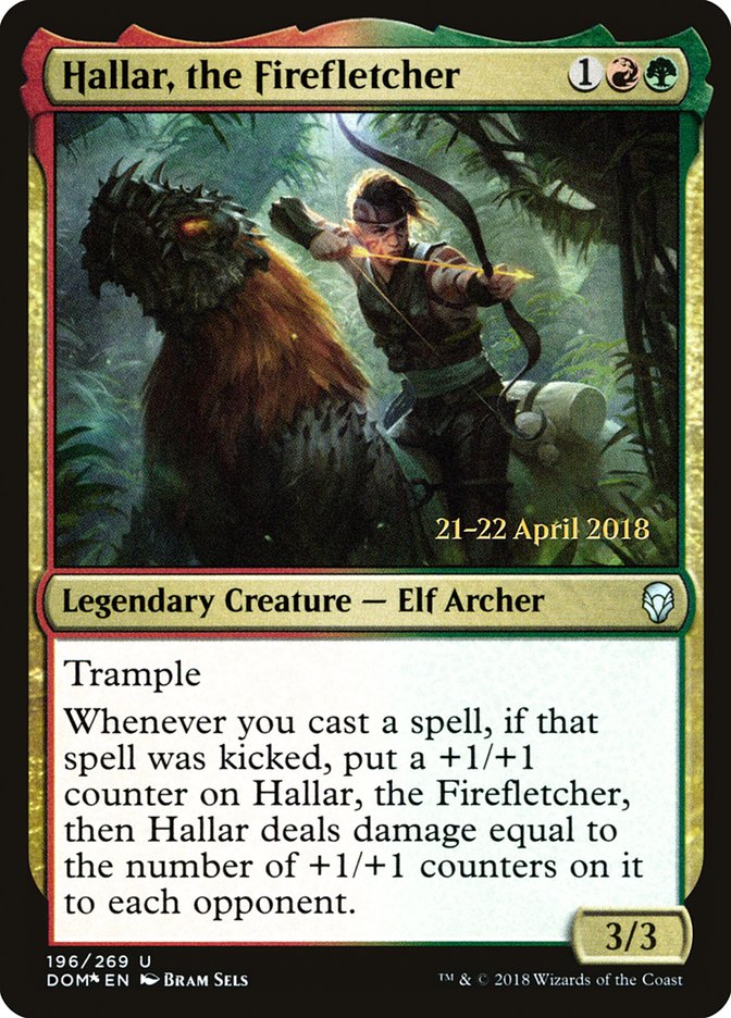 Hallar, the Firefletcher [Dominaria Prerelease Promos] - The Mythic Store | 24h Order Processing