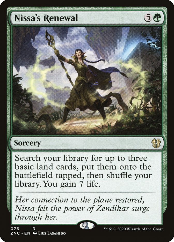 Nissa's Renewal [Zendikar Rising Commander] - The Mythic Store | 24h Order Processing