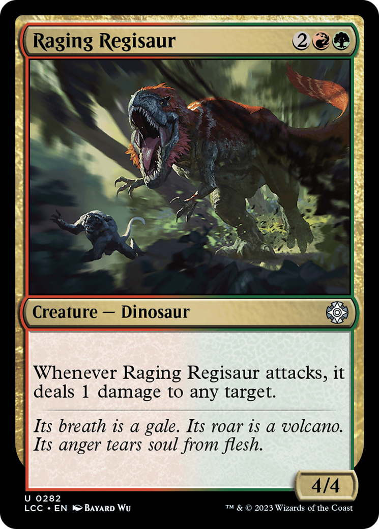 Raging Regisaur [The Lost Caverns of Ixalan Commander] - The Mythic Store | 24h Order Processing