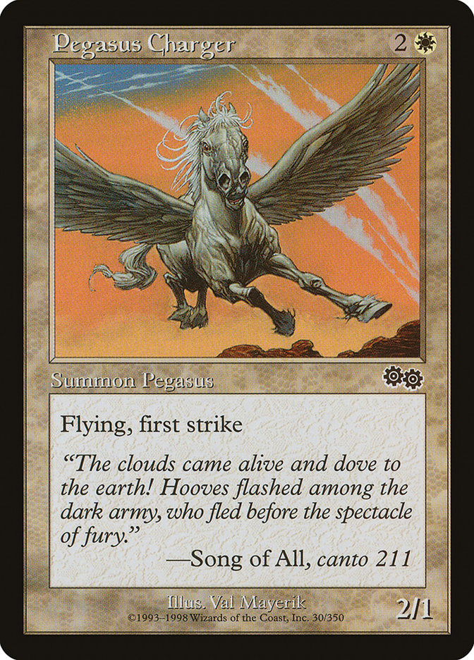 Pegasus Charger [Urza's Saga] - The Mythic Store | 24h Order Processing