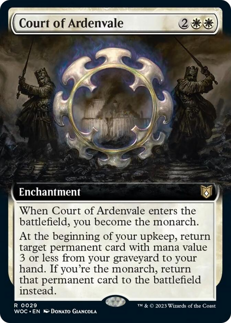 Court of Ardenvale (Extended Art) [Wilds of Eldraine Commander] - The Mythic Store | 24h Order Processing