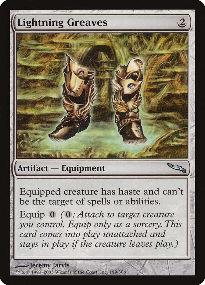 Lightning Greaves [Mirrodin] - The Mythic Store | 24h Order Processing