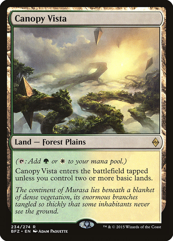 Canopy Vista [Battle for Zendikar] - The Mythic Store | 24h Order Processing