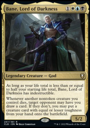 Bane, Lord of Darkness [Commander Legends: Battle for Baldur's Gate] - The Mythic Store | 24h Order Processing