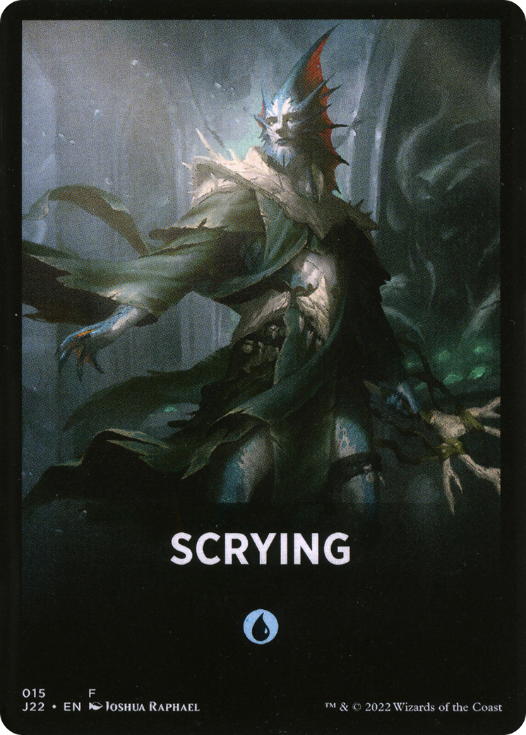 Scrying Theme Card [Jumpstart 2022 Front Cards] - The Mythic Store | 24h Order Processing