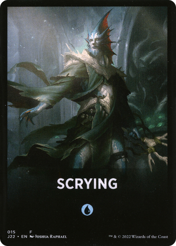 Scrying Theme Card [Jumpstart 2022 Front Cards] - The Mythic Store | 24h Order Processing