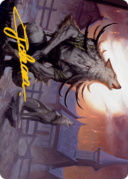 Lord of the Ulvenwald Art Card (Gold-Stamped Signature) [Innistrad: Midnight Hunt Art Series] - The Mythic Store | 24h Order Processing