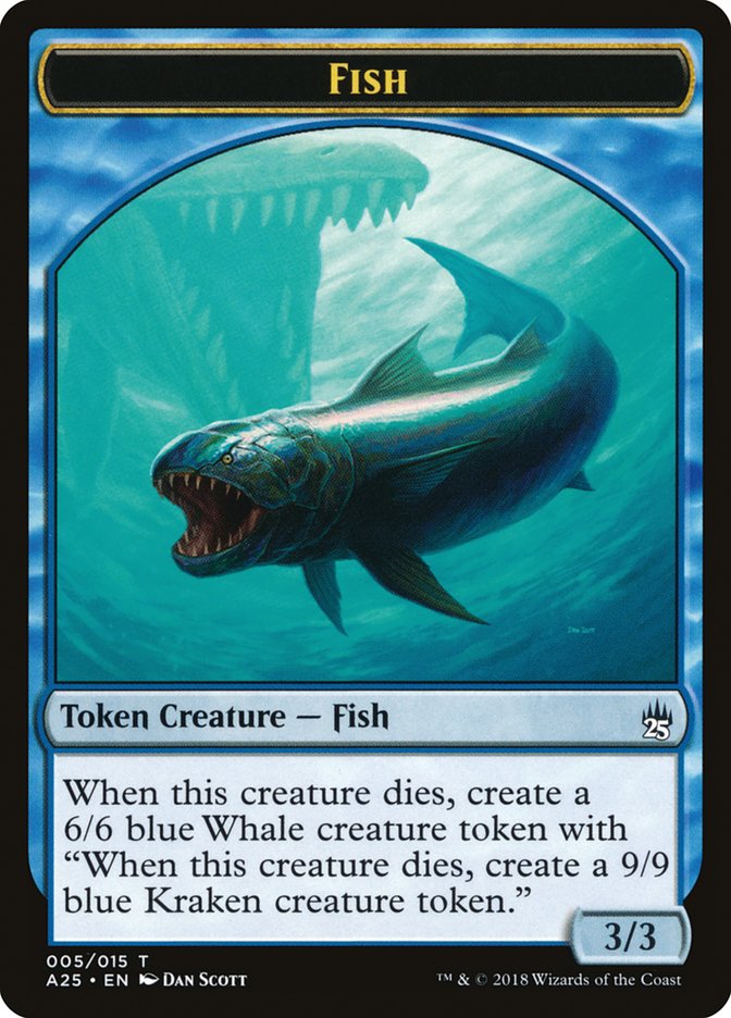 Fish // Kraken Double-Sided Token [Masters 25 Tokens] - The Mythic Store | 24h Order Processing