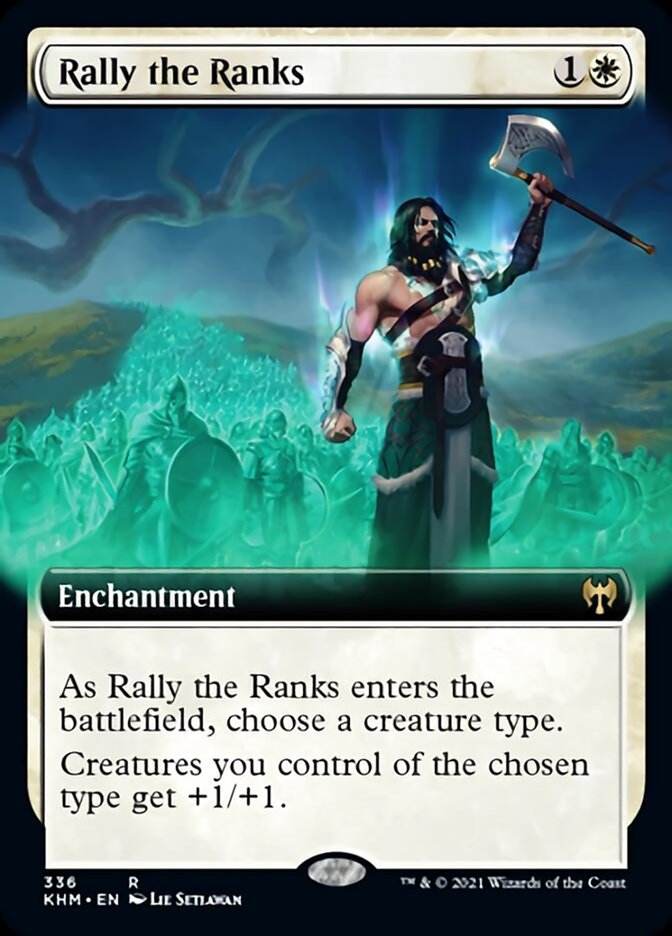 Rally the Ranks (Extended Art) [Kaldheim] - The Mythic Store | 24h Order Processing