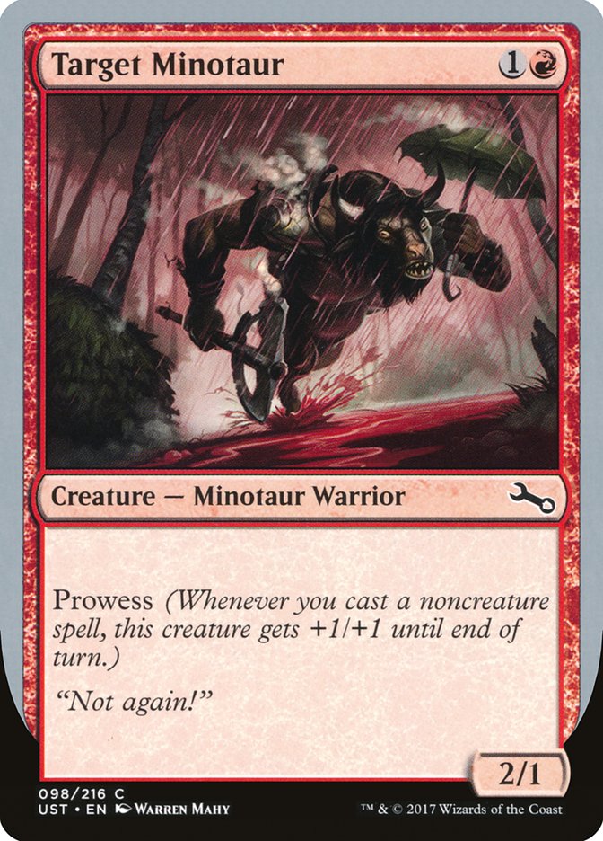 Target Minotaur (Rain Art) [Unstable] - The Mythic Store | 24h Order Processing