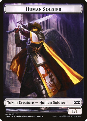 Human Soldier Token [Double Masters Tokens] - The Mythic Store | 24h Order Processing