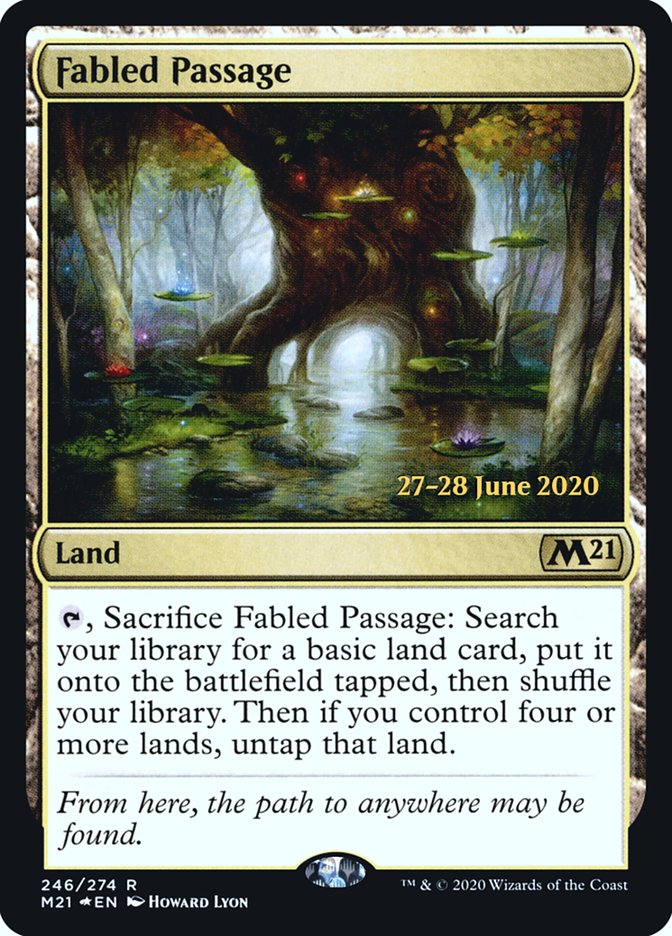 Fabled Passage [Core Set 2021 Prerelease Promos] - The Mythic Store | 24h Order Processing