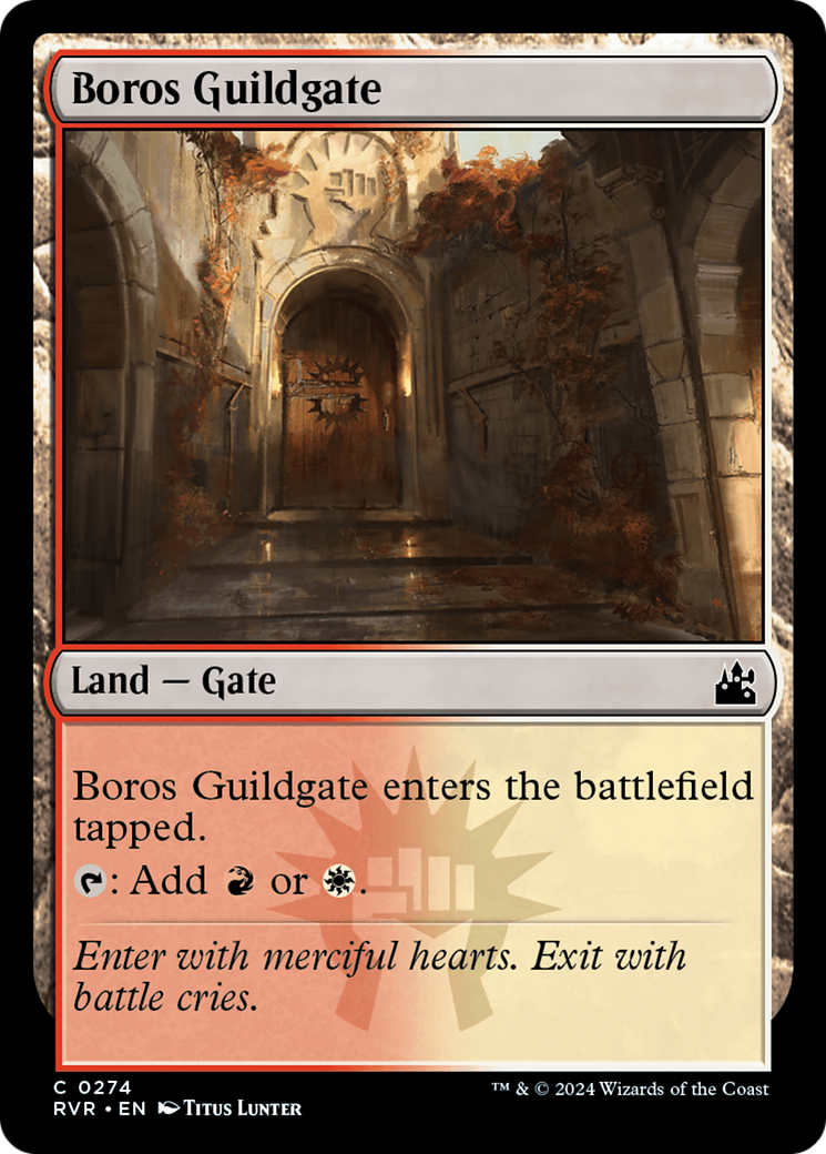 Boros Guildgate [Ravnica Remastered] - The Mythic Store | 24h Order Processing