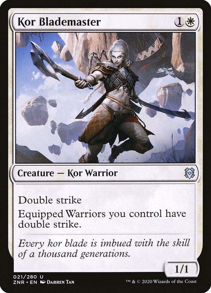 Kor Blademaster [Zendikar Rising] - The Mythic Store | 24h Order Processing