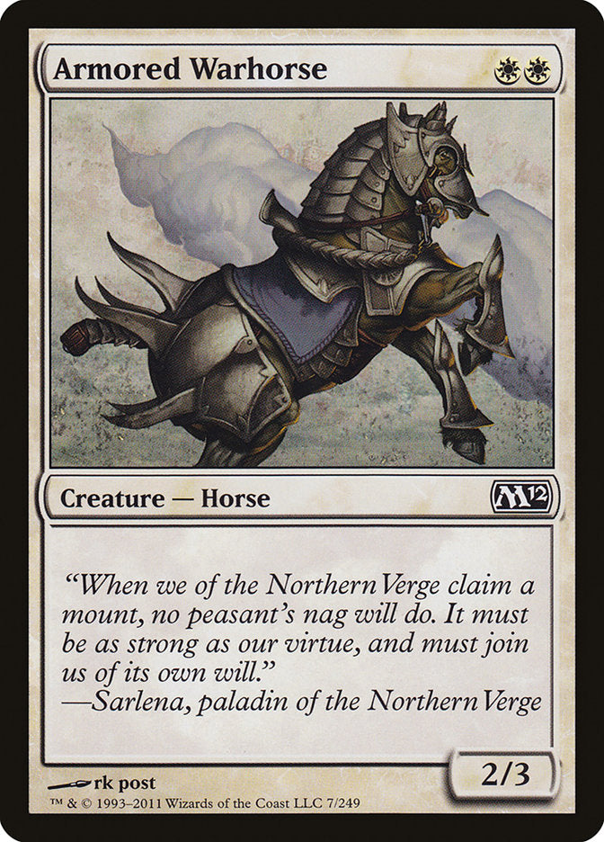 Armored Warhorse [Magic 2012] - The Mythic Store | 24h Order Processing