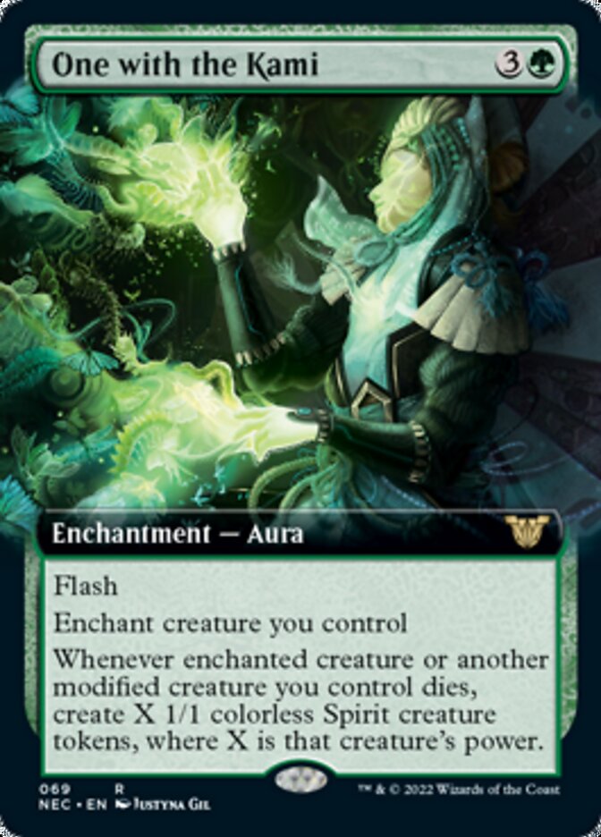 One with the Kami (Extended Art) [Kamigawa: Neon Dynasty Commander] - The Mythic Store | 24h Order Processing