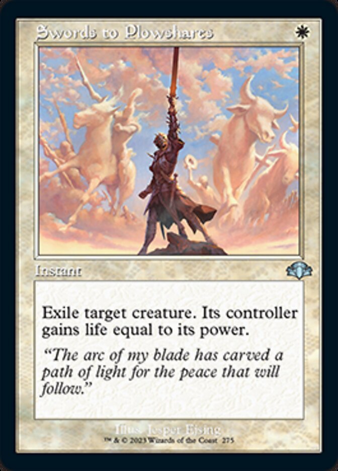 Swords to Plowshares (Retro) [Dominaria Remastered] - The Mythic Store | 24h Order Processing