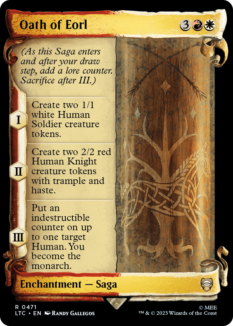 Oath of Eorl [The Lord of the Rings: Tales of Middle-Earth Commander Showcase Scrolls] - The Mythic Store | 24h Order Processing