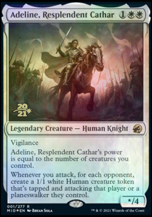 Adeline, Resplendent Cathar [Innistrad: Midnight Hunt Prerelease Promos] - The Mythic Store | 24h Order Processing