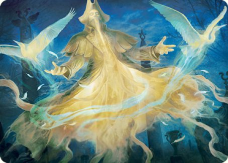 Heron-Blessed Geist Art Card [Innistrad: Crimson Vow Art Series] - The Mythic Store | 24h Order Processing