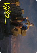 Pippin, Warden of Isengard Art Card (Gold-Stamped Signature) [The Lord of the Rings: Tales of Middle-earth Art Series] - The Mythic Store | 24h Order Processing