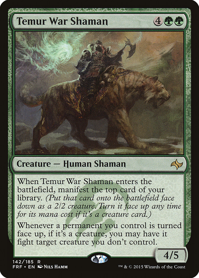 Temur War Shaman [Fate Reforged] - The Mythic Store | 24h Order Processing