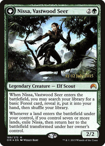 Nissa, Vastwood Seer // Nissa, Sage Animist [Magic Origins Prerelease Promos] - The Mythic Store | 24h Order Processing