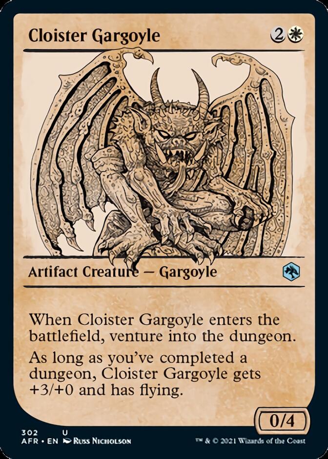 Cloister Gargoyle (Showcase) [Dungeons & Dragons: Adventures in the Forgotten Realms] - The Mythic Store | 24h Order Processing