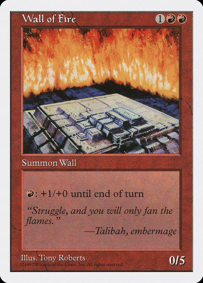 Wall of Fire [Fifth Edition] - The Mythic Store | 24h Order Processing