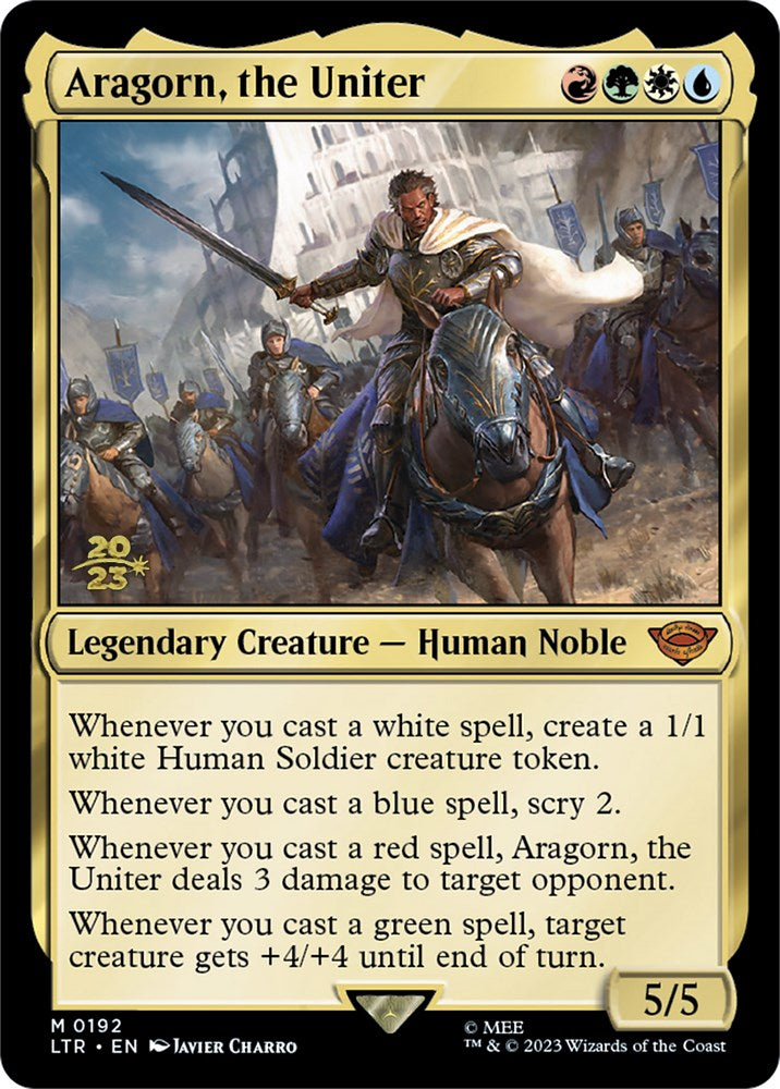 Aragorn, the Uniter [The Lord of the Rings: Tales of Middle-Earth Prerelease Promos] - The Mythic Store | 24h Order Processing