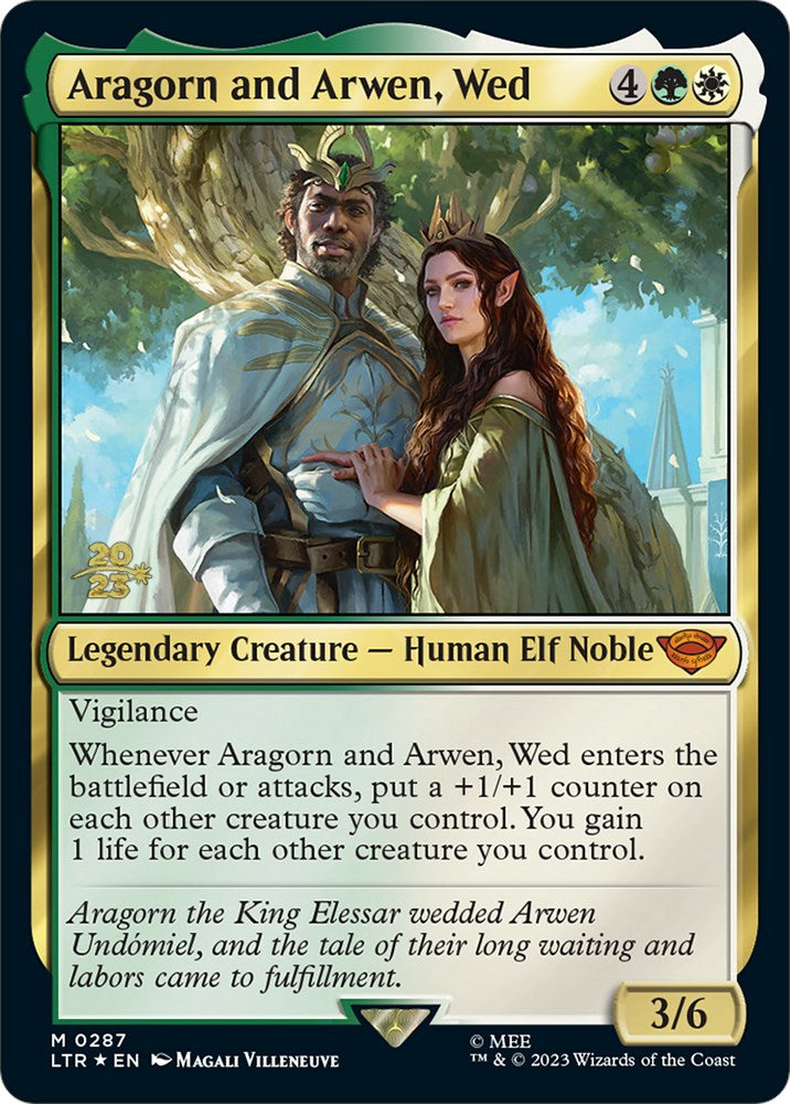 Aragorn and Arwen, Wed [The Lord of the Rings: Tales of Middle-Earth Prerelease Promos] - The Mythic Store | 24h Order Processing