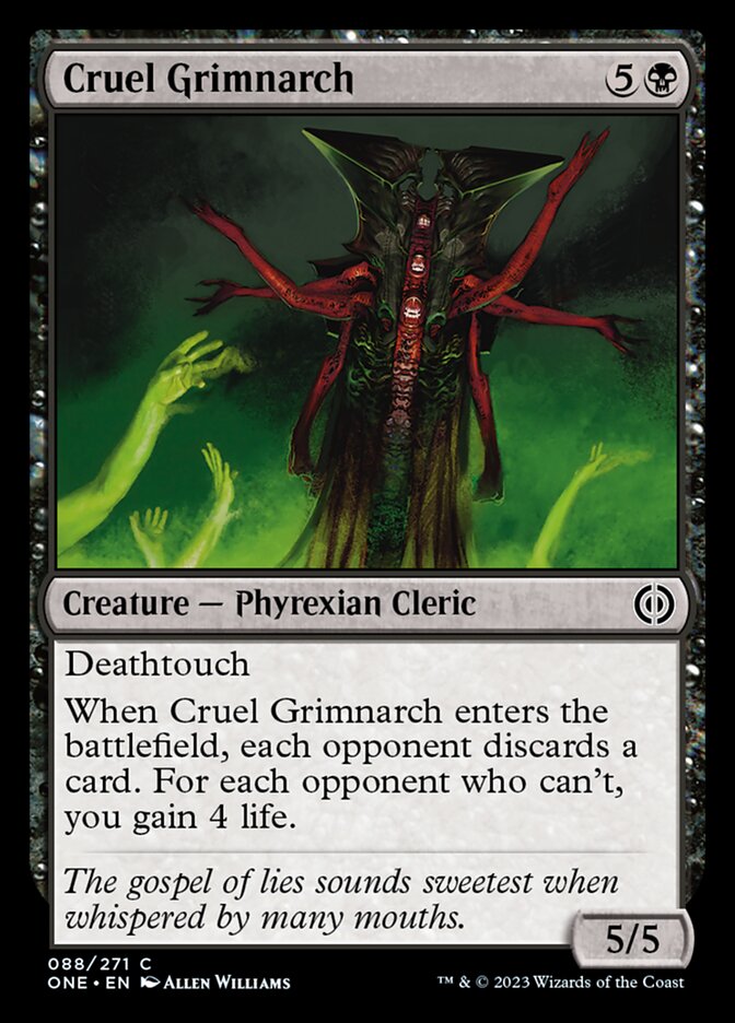 Cruel Grimnarch [Phyrexia: All Will Be One] - The Mythic Store | 24h Order Processing