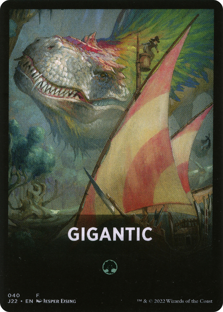 Gigantic Theme Card [Jumpstart 2022 Front Cards] - The Mythic Store | 24h Order Processing