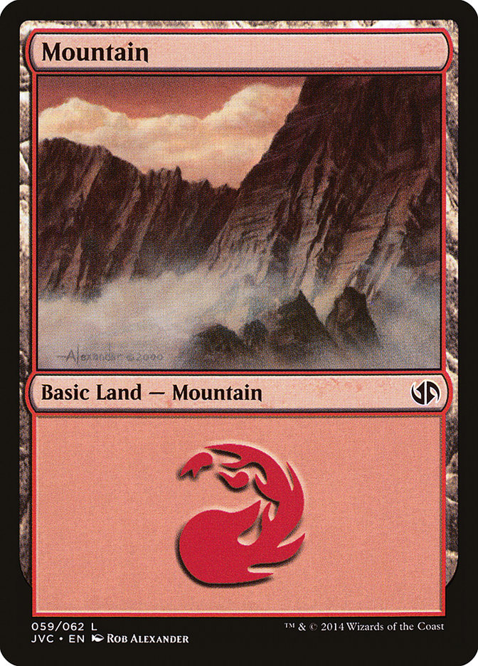 Mountain (59) [Duel Decks Anthology] - The Mythic Store | 24h Order Processing