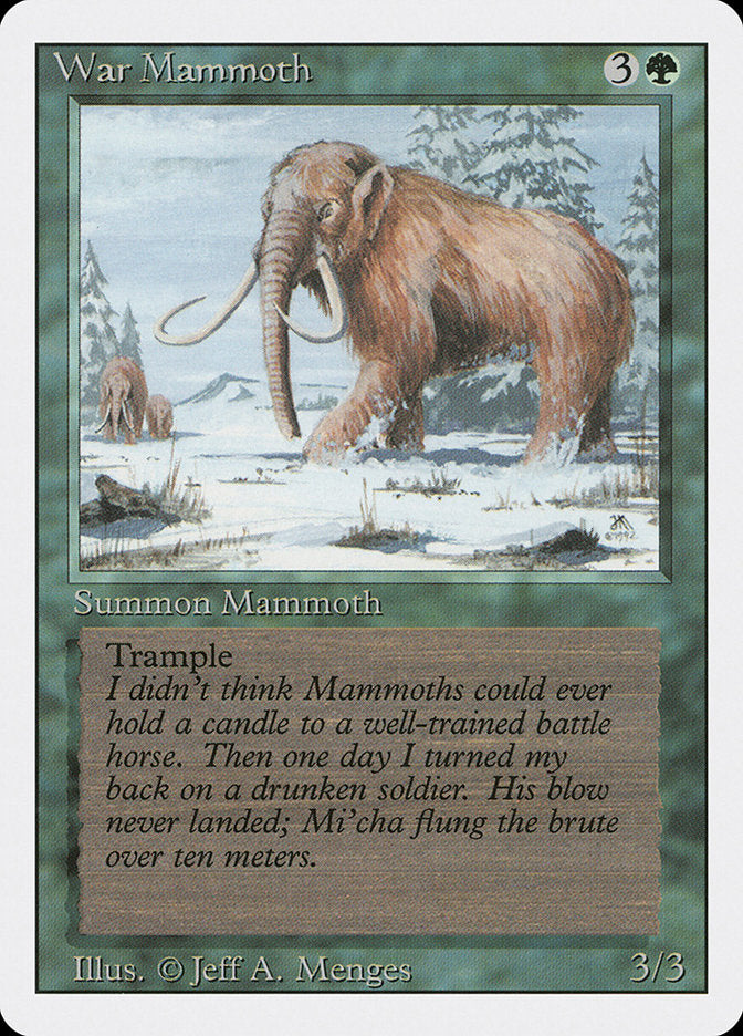 War Mammoth [Revised Edition] - The Mythic Store | 24h Order Processing